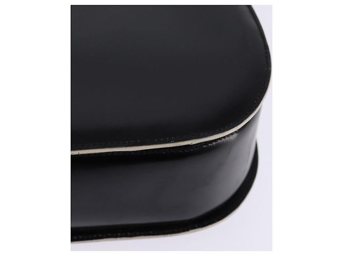 BALLY Borsa a Spalla in Pelle Nera e Oro Auth BA6151 Nero D'oro - vista 17