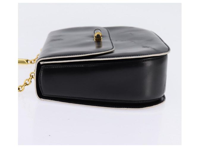 BALLY Borsa a Spalla in Pelle Nera e Oro Auth BA6151 Nero D'oro - vista 3