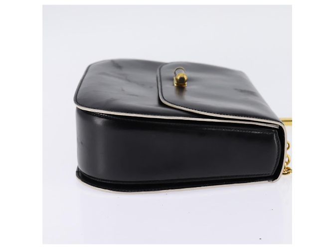 BALLY Borsa a Spalla in Pelle Nera e Oro Auth BA6151 Nero D'oro - vista 4