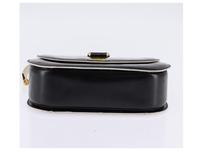 BALLY Borsa a Spalla in Pelle Nera e Oro Auth BA6151 Nero D'oro - vista 5