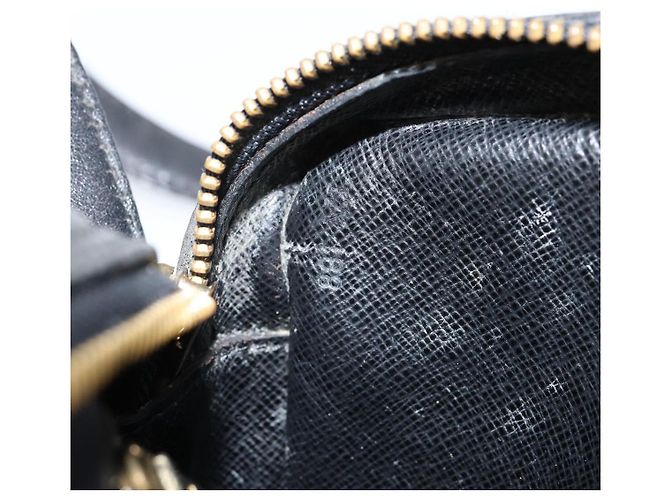 LOUIS VUITTON Borsa a Spalla Epi Jeune Fille MM Nera M52152 LV Auth 143146 Nero - vista 12