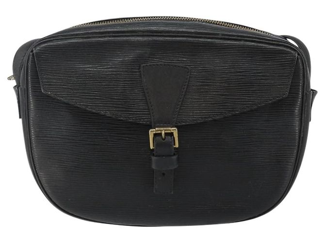 LOUIS VUITTON Borsa a Spalla Epi Jeune Fille MM Nera M52152 LV Auth 143146 Nero - vista 13