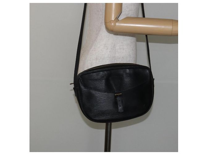 LOUIS VUITTON Borsa a Spalla Epi Jeune Fille MM Nera M52152 LV Auth 143146 Nero - vista 23