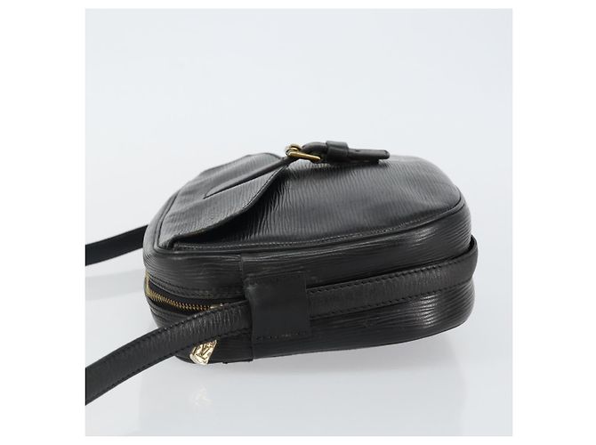 LOUIS VUITTON Borsa a Spalla Epi Jeune Fille MM Nera M52152 LV Auth 143146 Nero - vista 4
