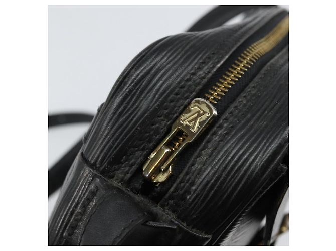 LOUIS VUITTON Borsa a Spalla Epi Jeune Fille MM Nera M52152 LV Auth 143146 Nero - vista 9