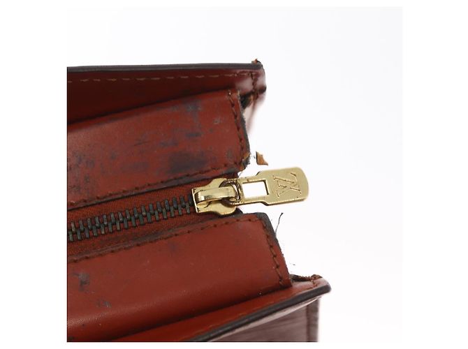 LOUIS VUITTON Borsa a Mano Epi Riviera Marrone M48183 LV Auth BA8583 - vista 10