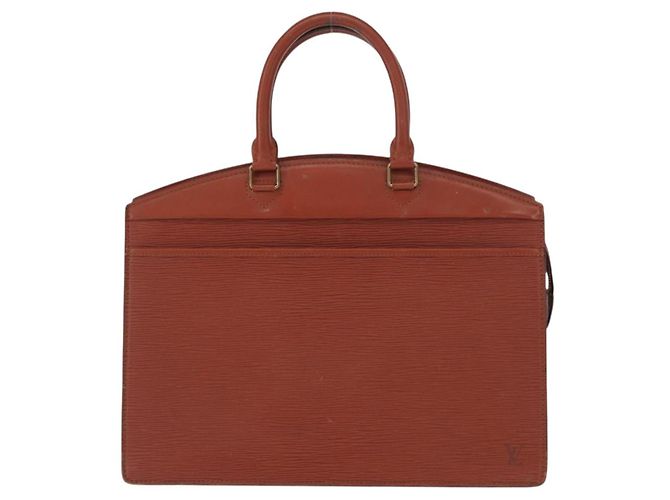 LOUIS VUITTON Borsa a Mano Epi Riviera Marrone M48183 LV Auth BA8583 - vista 13