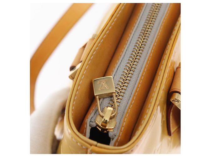 LOUIS VUITTON Borsa a Mano Monogram Vernis Houston Grigio M91053 LV Auth 156340 - vista 10