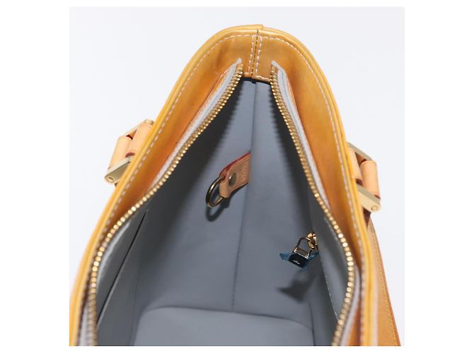 LOUIS VUITTON Borsa a Mano Monogram Vernis Houston Grigio M91053 LV Auth 156340 - vista 19