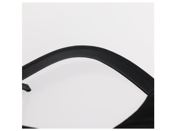 Borsa a Spalla Vala in Nylon Nero e Argento di Salvatore Ferragamo Auth ka686 - vista 8