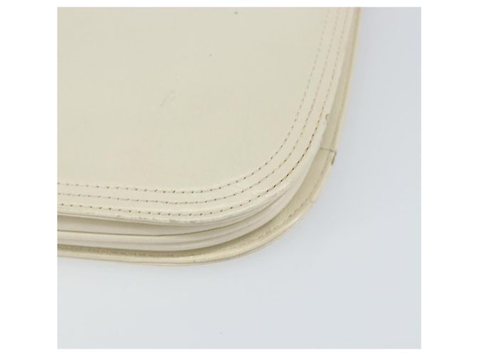Borsa a Spalla in Pelle Bianca SAINT LAURENT Auth ka743 Bianco - vista 16