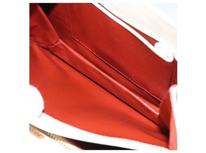 Borsa a Spalla in Pelle Bianca SAINT LAURENT Auth ka743 Bianco - vista 23