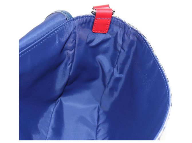 Borsa a Spalla GUCCI in Tela Blu Argento 664143 Auth BA8728SAV - vista 22
