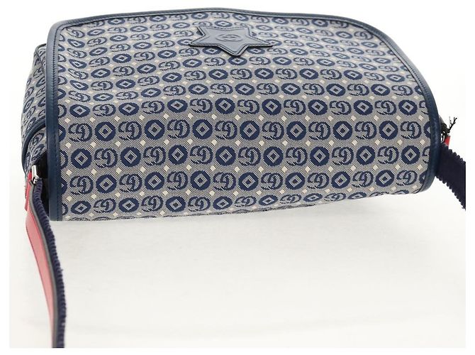 Borsa a Spalla GUCCI in Tela Blu Argento 664143 Auth BA8728SAV - vista 6