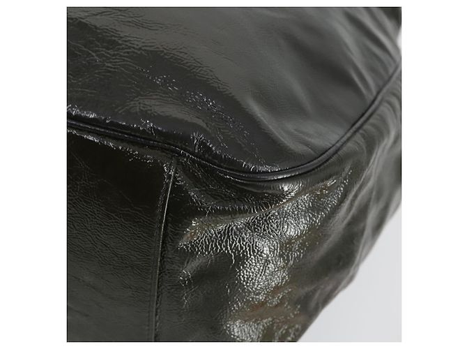 Borsa a Spalla SAINT LAURENT Smalto Khaki Argento Auth bs31200 Cachi - vista 15