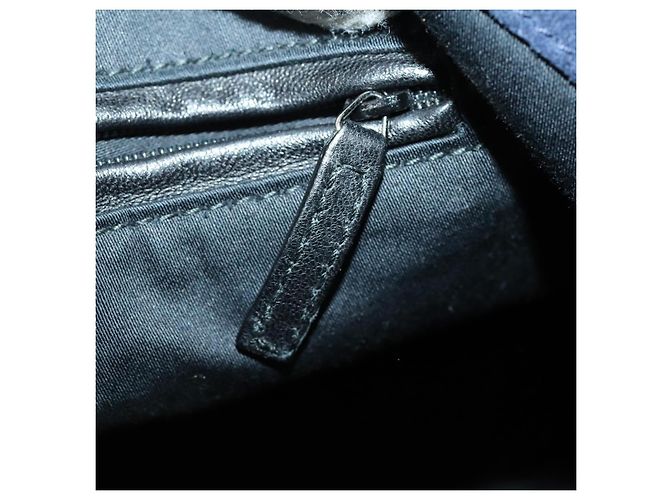 Borsa a Spalla SAINT LAURENT Smalto Khaki Argento Auth bs31200 Cachi - vista 20
