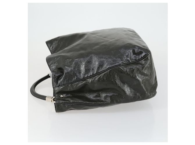 Borsa a Spalla SAINT LAURENT Smalto Khaki Argento Auth bs31200 Cachi - vista 4
