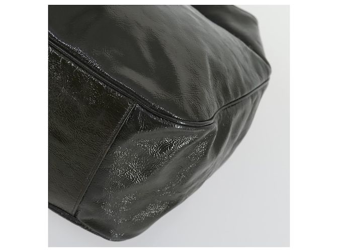 Borsa a Spalla SAINT LAURENT Smalto Khaki Argento Auth bs31200 Cachi - vista 9