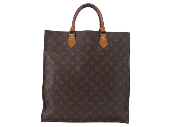 LOUIS VUITTON Borsa Sac Plat Monogram M51140 LV Auth 155715 Monogramma - vista 2