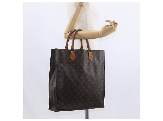 LOUIS VUITTON Borsa Sac Plat Monogram M51140 LV Auth 155715 Monogramma - vista 20