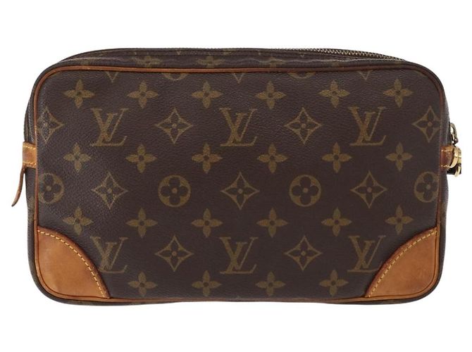 LOUIS VUITTON Clutch Marly Dragonne GM Monogram M51825 LV Auth ka623 Monogramma - vista 2