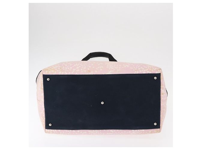 CHANEL Hochsommer Tote Tasche Canvas Leder Rosa Silber CC Auth BA8259 Pink - Ansicht 6