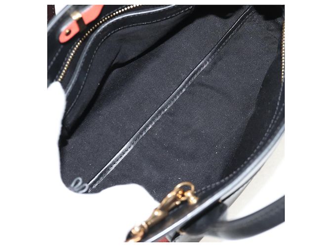 Chloé Borsa a mano in pelle Chloe Alice 2 in 1 Nero Oro Auth BA8652V D'oro - vista 10
