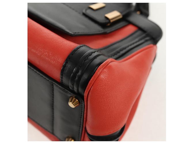 Chloé Borsa a mano in pelle Chloe Alice 2 in 1 Nero Oro Auth BA8652V D'oro - vista 16