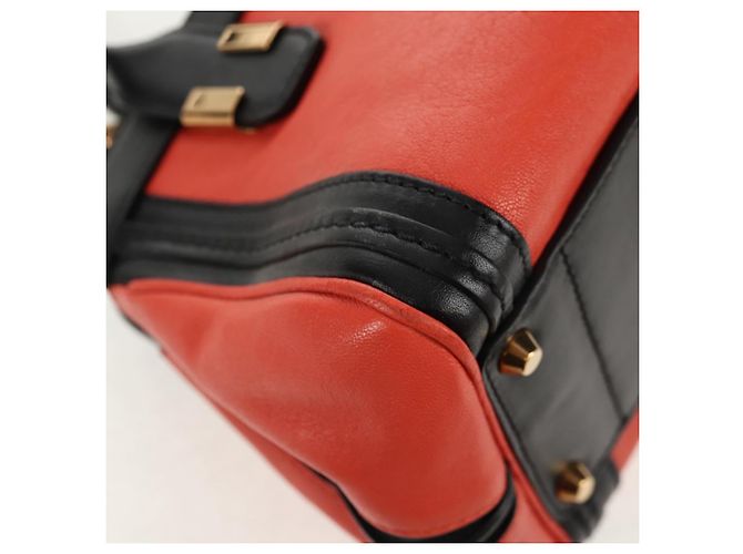 Chloé Borsa a mano in pelle Chloe Alice 2 in 1 Nero Oro Auth BA8652V D'oro - vista 17