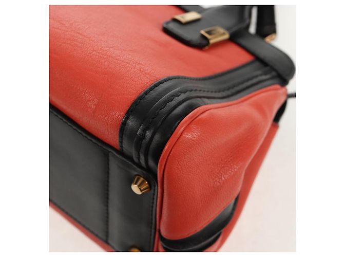 Chloé Borsa a mano in pelle Chloe Alice 2 in 1 Nero Oro Auth BA8652V D'oro - vista 18