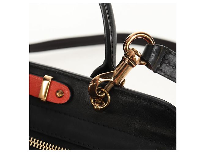 Chloé Borsa a mano in pelle Chloe Alice 2 in 1 Nero Oro Auth BA8652V D'oro - vista 20