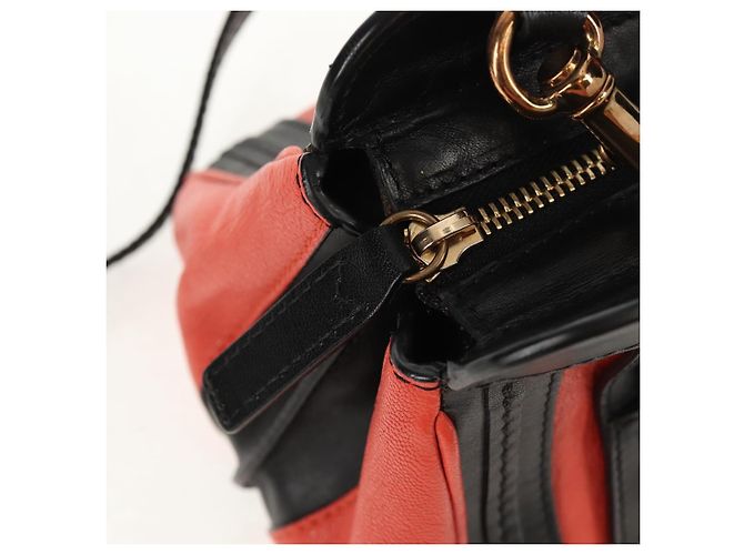 Chloé Borsa a mano in pelle Chloe Alice 2 in 1 Nero Oro Auth BA8652V D'oro - vista 21