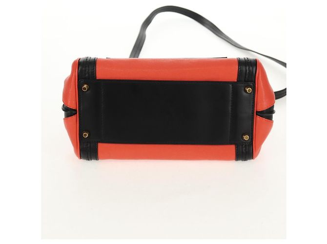 Chloé Borsa a mano in pelle Chloe Alice 2 in 1 Nero Oro Auth BA8652V D'oro - vista 5