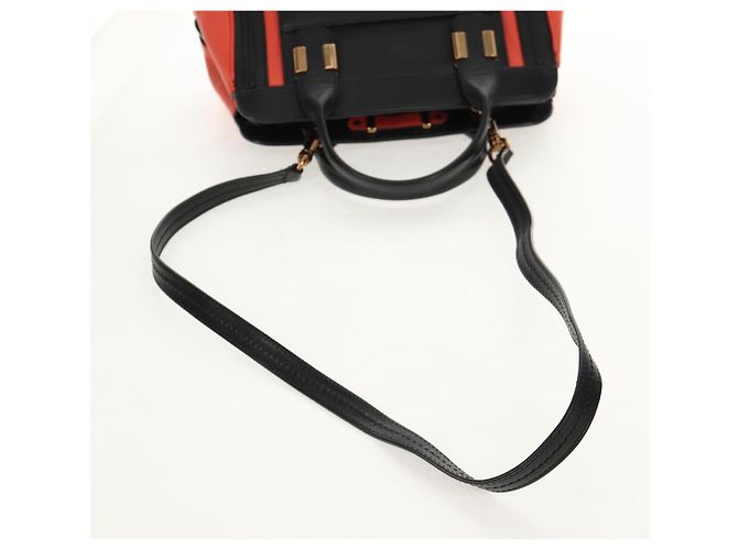 Chloé Borsa a mano in pelle Chloe Alice 2 in 1 Nero Oro Auth BA8652V D'oro - vista 9