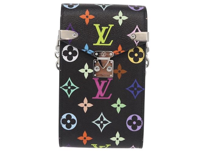 LOUIS VUITTON Pochette per Telefono Multicolore Monogram Metis Nera M14098 Auth 152288SM Nero - vista 13