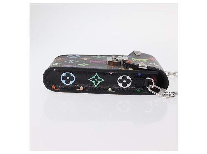 LOUIS VUITTON Pochette per Telefono Multicolore Monogram Metis Nera M14098 Auth 152288SM Nero - vista 3