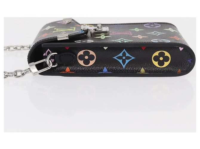 LOUIS VUITTON Pochette per Telefono Multicolore Monogram Metis Nera M14098 Auth 152288SM Nero - vista 4
