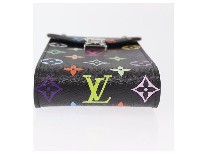 LOUIS VUITTON Pochette per Telefono Multicolore Monogram Metis Nera M14098 Auth 152288SM Nero - vista 5
