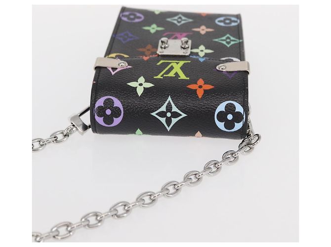 LOUIS VUITTON Pochette per Telefono Multicolore Monogram Metis Nera M14098 Auth 152288SM Nero - vista 7