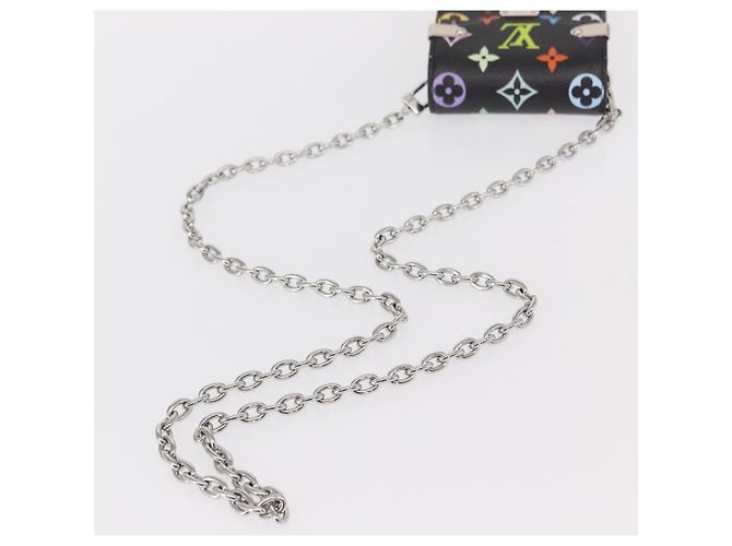LOUIS VUITTON Pochette per Telefono Multicolore Monogram Metis Nera M14098 Auth 152288SM Nero - vista 8
