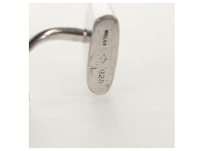 LOUIS VUITTON Manschettenknopf Cadena Eclet Schloss Ag925 Silber Auth 143056M - Ansicht 10