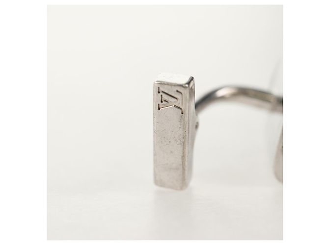 LOUIS VUITTON Manschettenknopf Cadena Eclet Schloss Ag925 Silber Auth 143056M - Ansicht 11