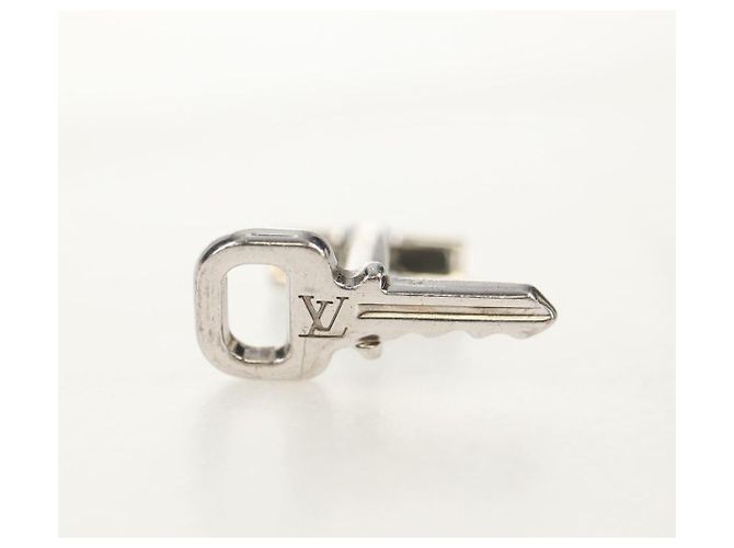 LOUIS VUITTON Manschettenknopf Cadena Eclet Schloss Ag925 Silber Auth 143056M - Ansicht 12