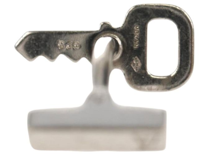 LOUIS VUITTON Manschettenknopf Cadena Eclet Schloss Ag925 Silber Auth 143056M - Ansicht 13