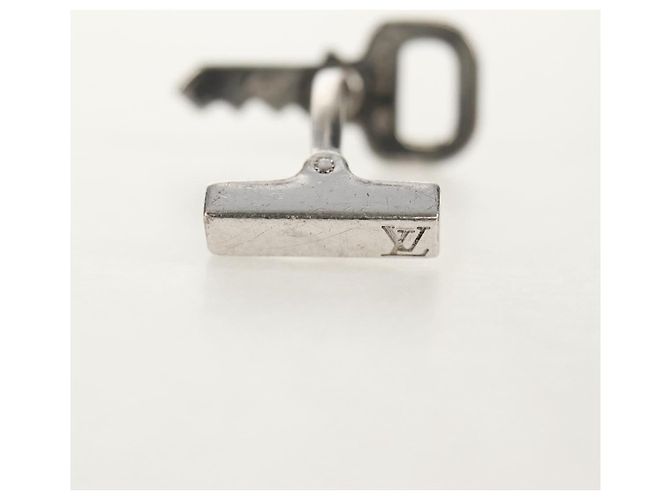 LOUIS VUITTON Manschettenknopf Cadena Eclet Schloss Ag925 Silber Auth 143056M - Ansicht 14