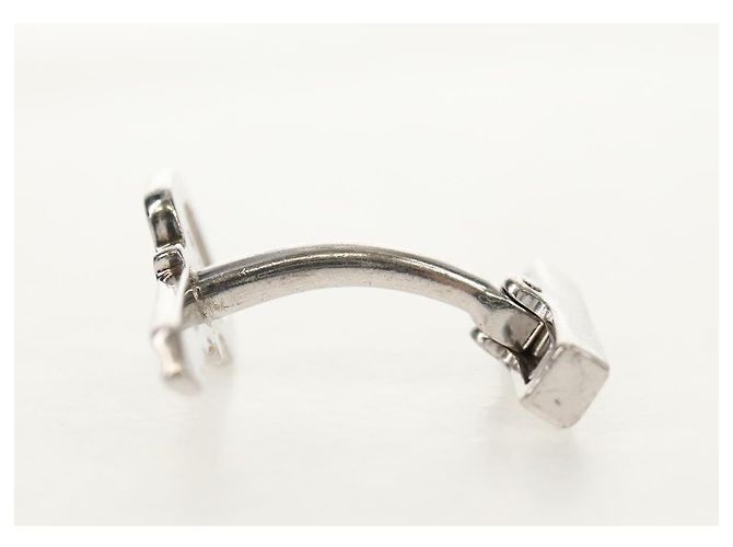 LOUIS VUITTON Manschettenknopf Cadena Eclet Schloss Ag925 Silber Auth 143056M - Ansicht 15