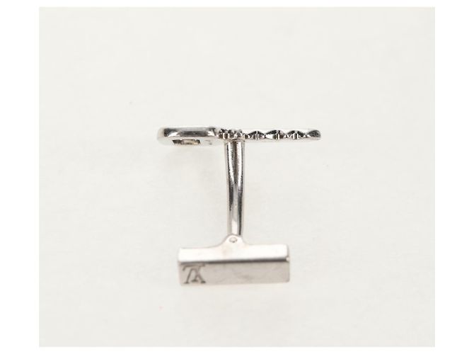 LOUIS VUITTON Manschettenknopf Cadena Eclet Schloss Ag925 Silber Auth 143056M - Ansicht 17