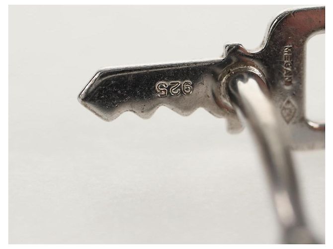 LOUIS VUITTON Manschettenknopf Cadena Eclet Schloss Ag925 Silber Auth 143056M - Ansicht 19