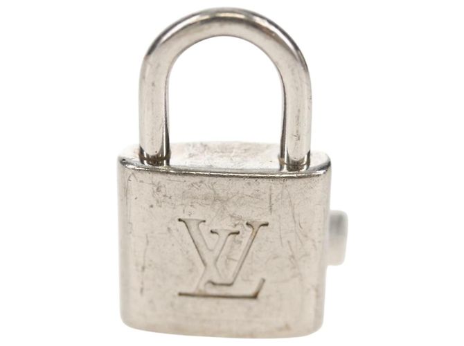 LOUIS VUITTON Manschettenknopf Cadena Eclet Schloss Ag925 Silber Auth 143056M - Ansicht 2