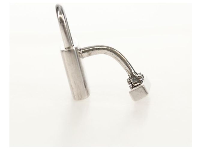 LOUIS VUITTON Manschettenknopf Cadena Eclet Schloss Ag925 Silber Auth 143056M - Ansicht 5